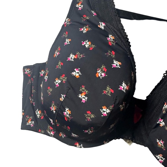 Cacique Bra 42D Triangle Smooth Lightly Lined Balconette Underwire Adjustable - Picture 3 of 8